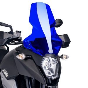 Tourenscheibe passend für KTM 990 Supermoto SM T 09-12 blau Windschutzscheibe Puig 6495A