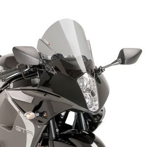 Bulle Racing Z compatible avec Hyosung GT 650/i R 13-16 fumé clair Puig