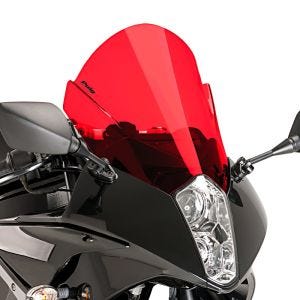 Racingscheibe Z passend für Hyosung GT 650/i R 13-16 rot Verkleidungsscheibe Puig 6716R