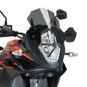 Pare-brise sport compatible avec KTM 1090 Adventure / R 17-19 Puig 6847F Bulle teinté foncé