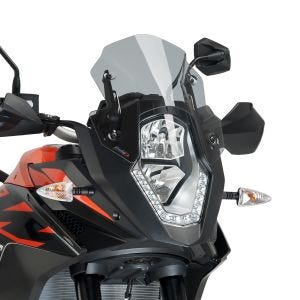 Pare-brise sport compatible avec KTM 1090 Adventure / R 17-19 Puig 6847H Bulle gris fumé