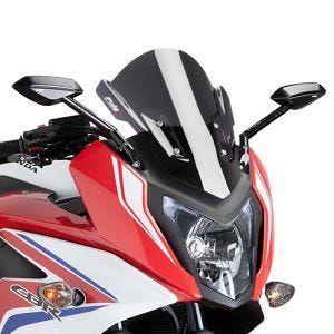 Racingscheibe Z passend für Honda CBR 650 F 14-18 dunkel getönt Verkleidungsscheibe Puig 7003F