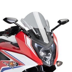 Racingscheibe Z passend für Honda CBR 650 F 14-18 rauchgrau Verkleidungsscheibe Puig 7003H