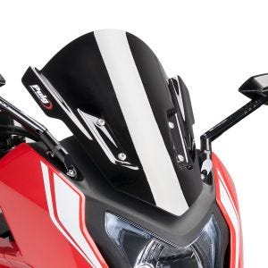 Racingscheibe Puig Z passend für Honda CBR650F 14-18 schwarz Puig 7003N