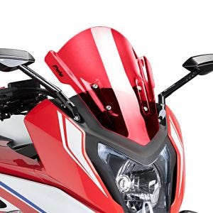 Racingscheibe Z passend für Honda CBR 650 F 14-18 rot Verkleidungsscheibe Puig 7003R