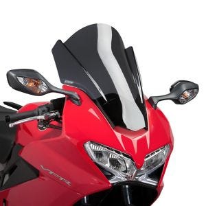 Tourenscheibe passend für Honda VFR 800 F 14-20 dunkel getönt Windschutzscheibe Puig 7007F