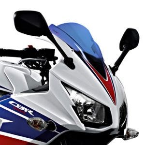 Racingscheibe Z passend für Honda CBR 300 R 14-16 blau Verkleidungsscheibe Puig 7228A