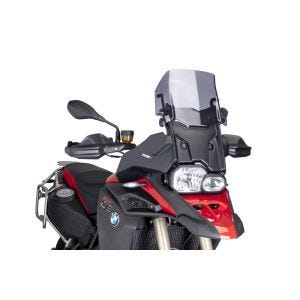 Pare-brise compatible avec BMW F 800 GS Adventure 13-18 Puig 7307F New Generation Touring teinté foncé
