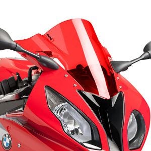Racingscheibe Z passend für BMW S 1000 RR 15-18 rot Verkleidungsscheibe Puig 7564R