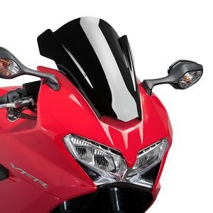 Bulle Racing Z compatible avec Honda VFR 800 F 14-20 noir Puig