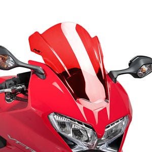 Racingscheibe Z passend für Honda VFR 800 F 14-20 rot Verkleidungsscheibe Puig 7598R