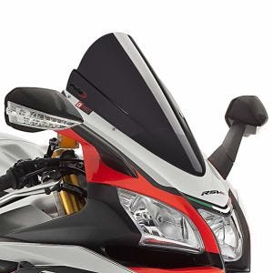 Racingscheibe Z passend für Aprilia RSV4 RR / RF 15-20 dunkel getönt Verkleidungsscheibe Puig 7614F