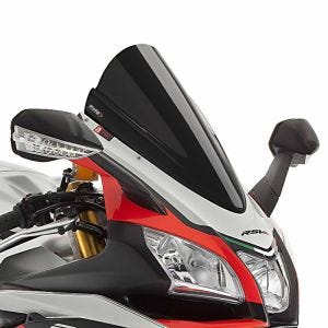 Racingscheibe Z passend für Aprilia RSV4 RR / RF 15-20 schwarz Verkleidungsscheibe Puig 7614N