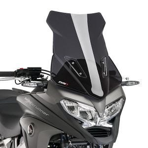 Tourenscheibe passend für Honda Crossrunner 15-16 dunkel getönt Windschutzscheibe Puig 7626F
