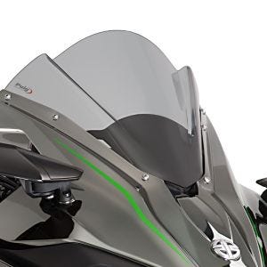 Racingscheibe Z passend für Kawasaki Ninja H2 15-20 rauchgrau Verkleidungsscheibe Puig 7631H