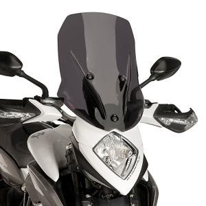 Tourenscheibe passend für MV Agusta Stradale 800 15-16 dunkel getönt Windschutzscheibe Puig 7634F