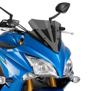 Pare-brise racing compatible avec Suzuki GSX-S 1000 F 15-18 Puig 7639F Bulle teinté foncé