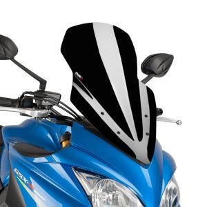 Tourenscheibe passend für Suzuki GSX-S 1000 F 15-21 schwarz Windschutzscheibe Puig 7640N