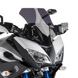 Sportscheibe passend für Yamaha MT-09 Tracer 15-17 Puig 7645F Windschutzscheibe dunkel getönt