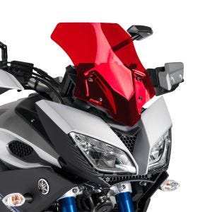 Sportscheibe passend für Yamaha MT-09 Tracer 15-17 Puig 7645R Windschutzscheibe rot