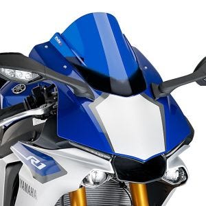 Bulle Racing Z compatible avec Yamaha YZF-R1 15-19 bleu Puig