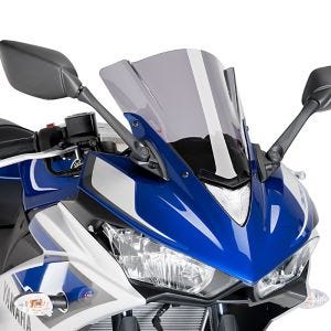 Racingscheibe Z passend für Yamaha YZF-R3 15-18 rauchgrau Verkleidungsscheibe Puig 7649H