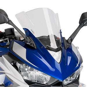 Racingscheibe Z passend für Yamaha YZF-R3 15-18 klar Verkleidungsscheibe Puig 7649W