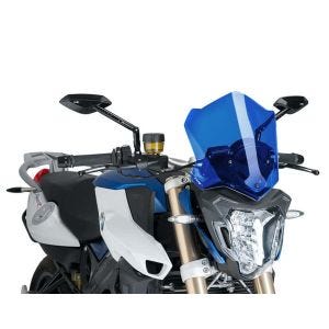 Pare-brise compatible avec BMW F 800 R 15-19 bleu Puig NG Sport