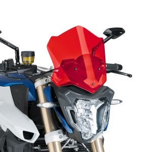 Pare-brise compatible avec BMW F 800 R 15-18 Puig 7650R New Generation Sport Bulle rouge