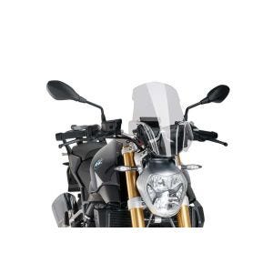Pare-brise compatible avec BMW R 1200 R 15-18 Puig 7651W New Generation Sport Bulle clair