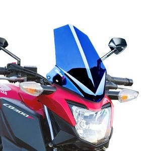 Pare-brise compatible avec Honda CB 300 F 15-18 Puig 7655A New Generation Sport Bulle bleu
