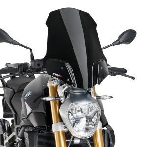 Nakedbike-Scheibe passend für BMW R1200R 15-18 Puig 8165N New Generation Touring schwarz