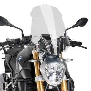Nakedbike-Scheibe passend für BMW R1200R 15-18 Puig 8165W New Generation Touring klar