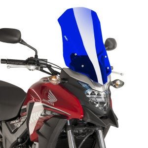 Tourenscheibe passend für Honda CB 500 X 16-23 blau Windschutzscheibe Puig 8901A