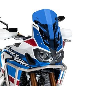 Pare-brise sport compatible avec Honda CRF 1000 L Africa Twin 16-18 Puig 8904A Bulle bleu 
