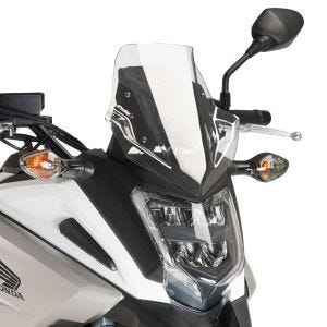 Pare-brise racing compatible avec Honda NC 750 X 16-18 Puig 8909W Bulle clair