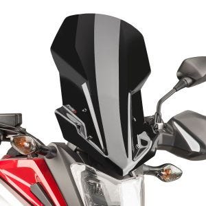 Bulle Touring compatible avec Honda NC750 X 14-22 noir Puig 8910N