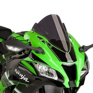Racingscheibe Z passend für Kawasaki ZX-10R / ZX-10RR 16-24 dunkel getönt Verkleidungsscheibe Puig 8912F