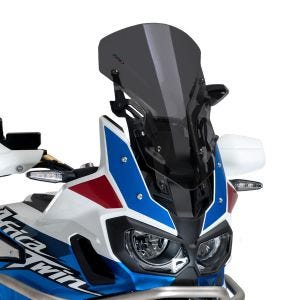 Pare-brise sport pour + KIT Fix. compatible avec Honda Africa Twin 16-18 Puig 9155F Bulle teinté foncé