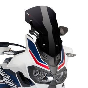 Pare-brise sport pour + KIT Fix. compatible avec Honda Africa Twin 16-18 Puig 9155N Bulle noir