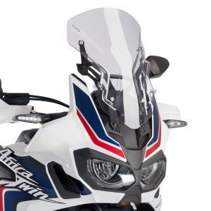 Pare-brise sport pour + KIT Fix compatible avec Honda Africa Twin 16-18 Puig 9155W Bulle clair