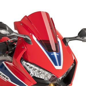 Racingscheibe Z passend für Honda CBR 1000 RR Fireblade/SP/-2 17-19 rot Verkleidungsscheibe Puig 9407R