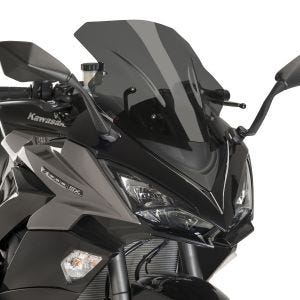 Pare-brise racing Z compatible avec Kawasaki Z 1000 SX 17-18 Puig 9408F Bulle teinté foncé