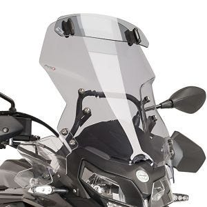 Bulle Touring + visière compatible avec Benelli TRK 502 / X 16-24 fumé claire Puig