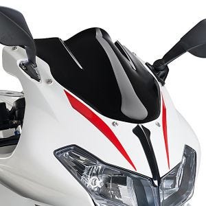Racingscheibe passend für Benelli BN 302 R 17-21 schwarz Verkleidungsscheibe Puig 9591N