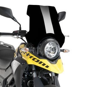 Tourenscheibe passend für Suzuki V-Strom 250 17-20 schwarz Windschutzscheibe Puig 9606N