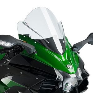 Racingscheibe passend für Kawasaki Ninja H2 SX 18-24 klar Verkleidungsscheibe Puig 9704W