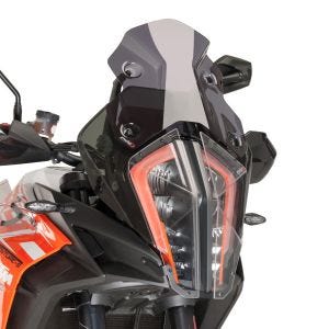 Sportscheibe passend für KTM 1290 Super Aventure R / S 17 Puig 9716F Windschutzscheibe dunkel getönt