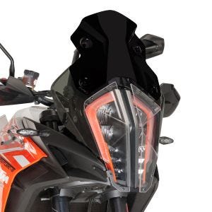 Pare-brise sport compatible avec KTM 1290 Super Aventure R / S 17 Puig 9716N Bulle noir