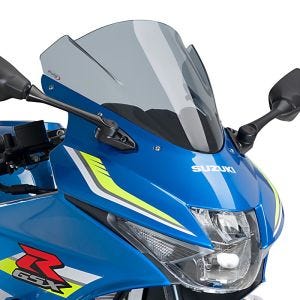 Racingscheibe passend für Suzuki GSX-R 125 17-21 rauchgrau Verkleidungsscheibe Puig 9721H
